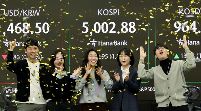 코스피 5,000 돌파, 꿈의 지수 현실 됐다