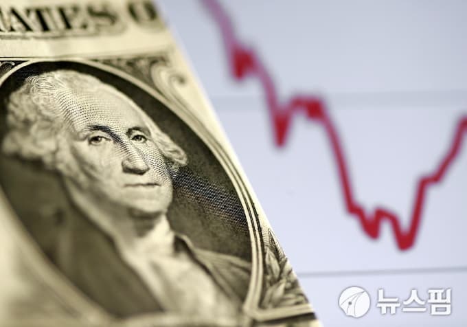 미 국채금리 5%대 급등에 달러 두 달 만에 최고