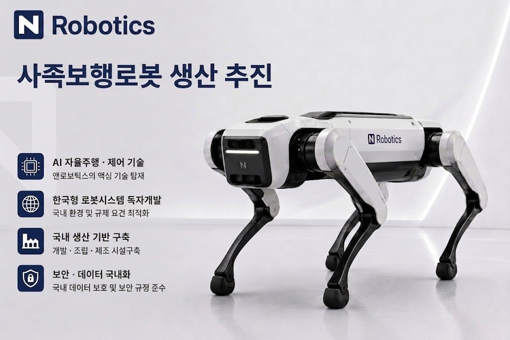 앤로보틱스, 중국 제니솜과 사족로봇 생산 제휴