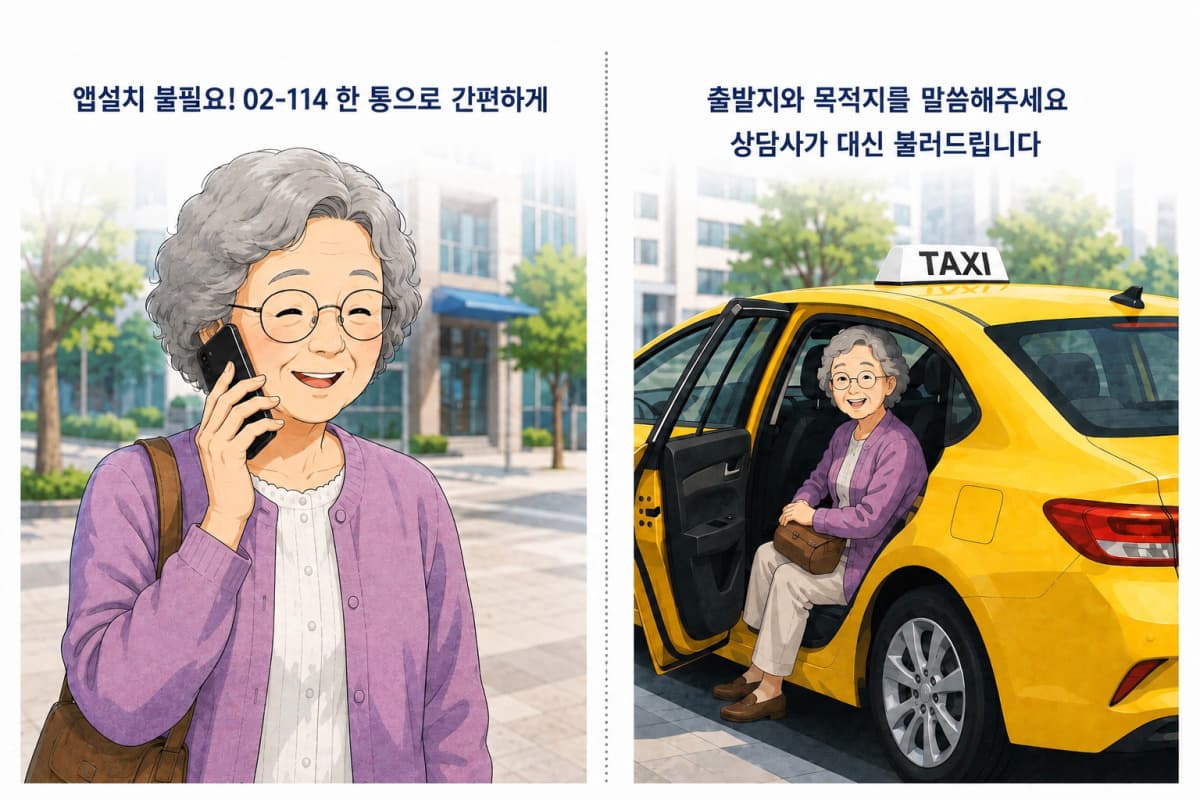 KTis, 02-114로 카카오 T 호출 서비스