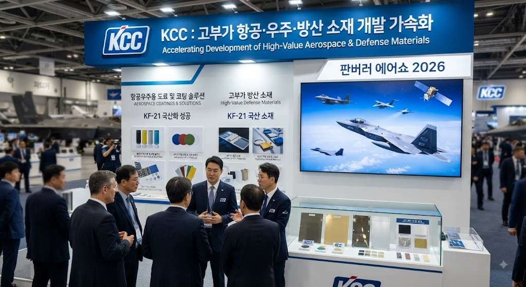 KCC, KF-21 기반 항공우주·방산 소재 확장