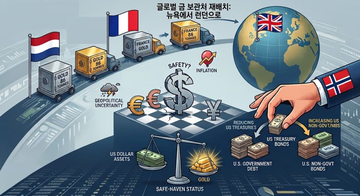 노르웨이 국부펀드, 미 국채 축소 및 비정부채권 확대