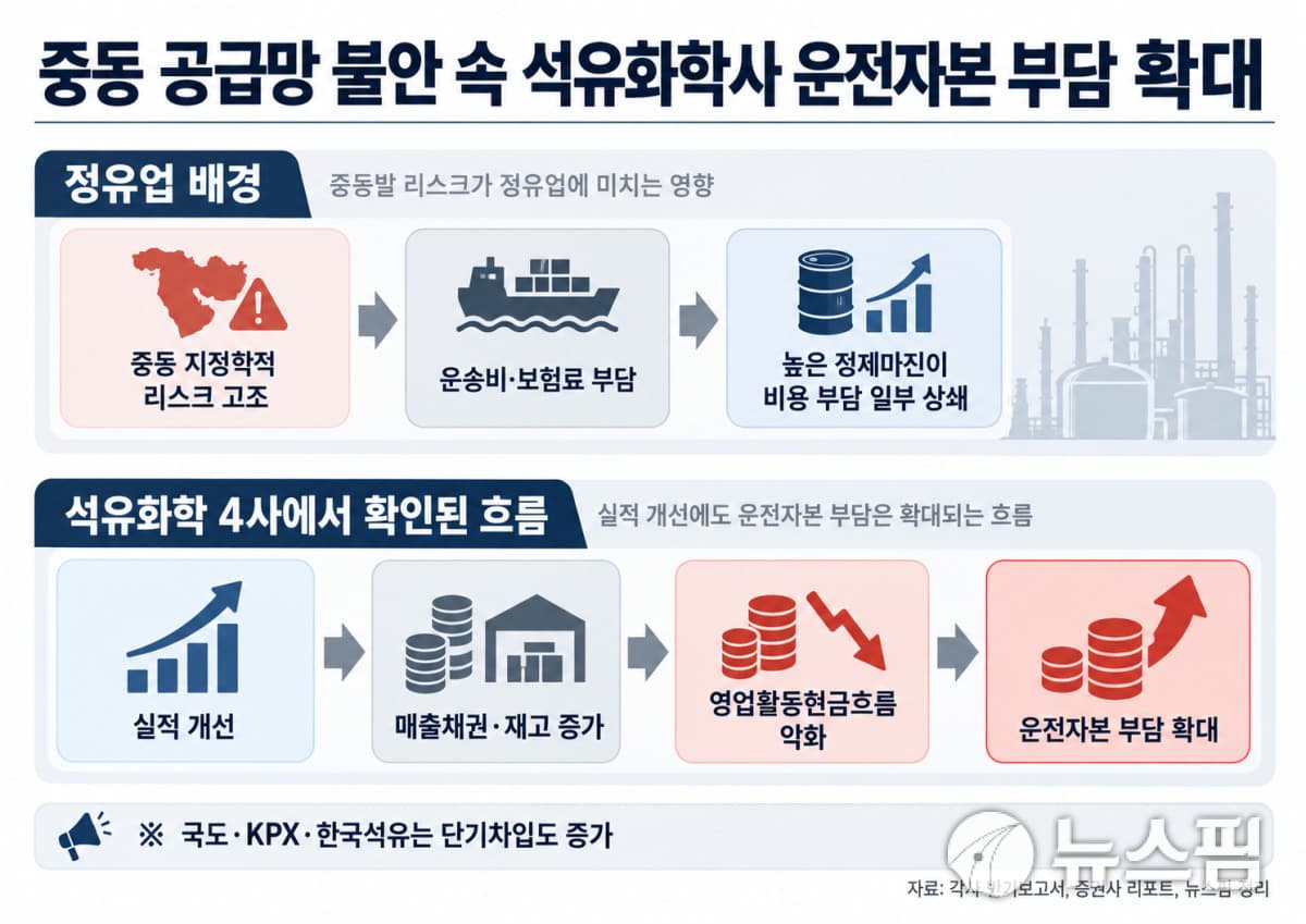 화학업계, 호실적 속 영업현금흐름 악화