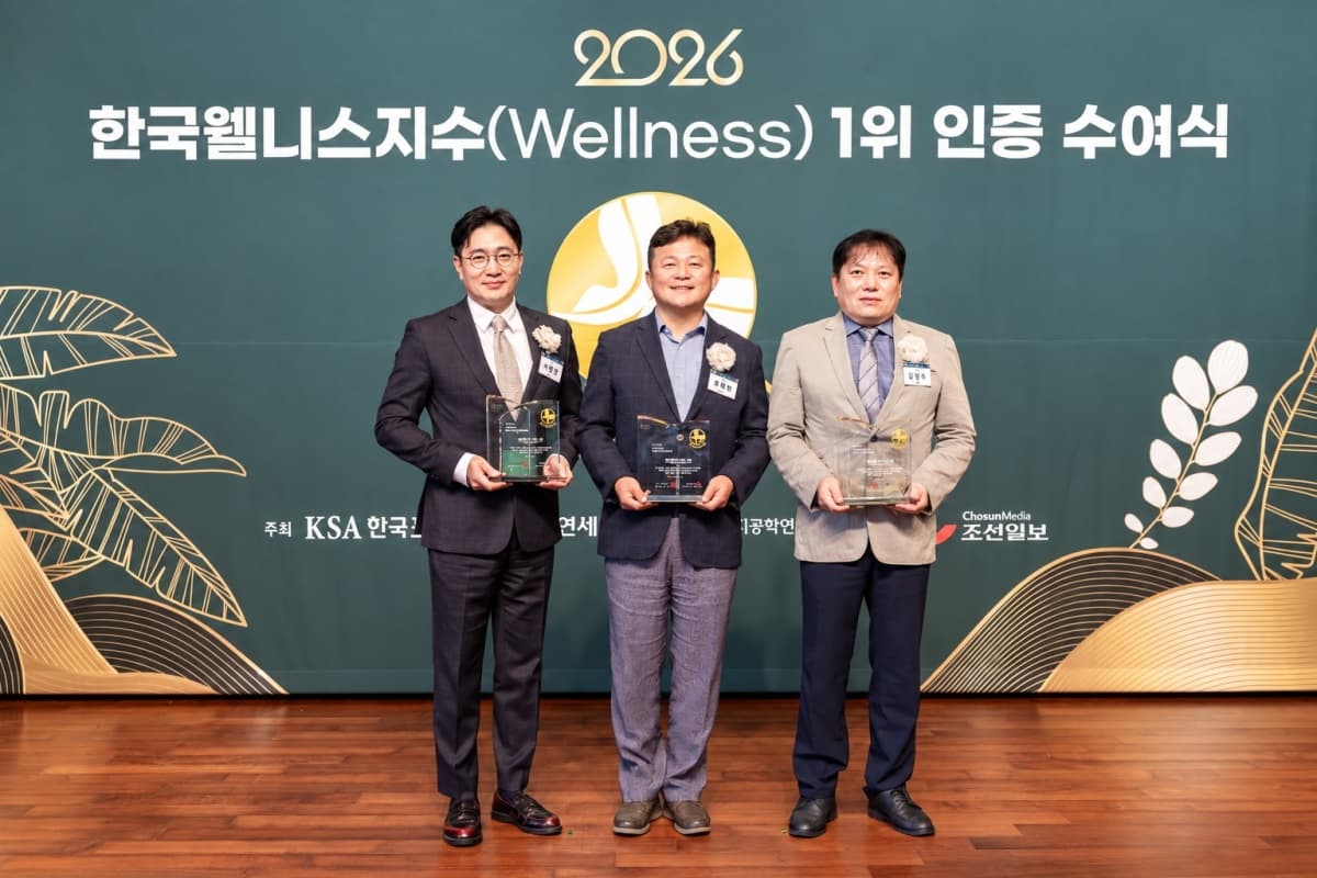 KCC, 2026 한국웰니스지수 3개 부문 1위
