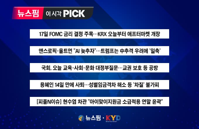 FOMC 금리 결정, KRX 애프터마켓 개장