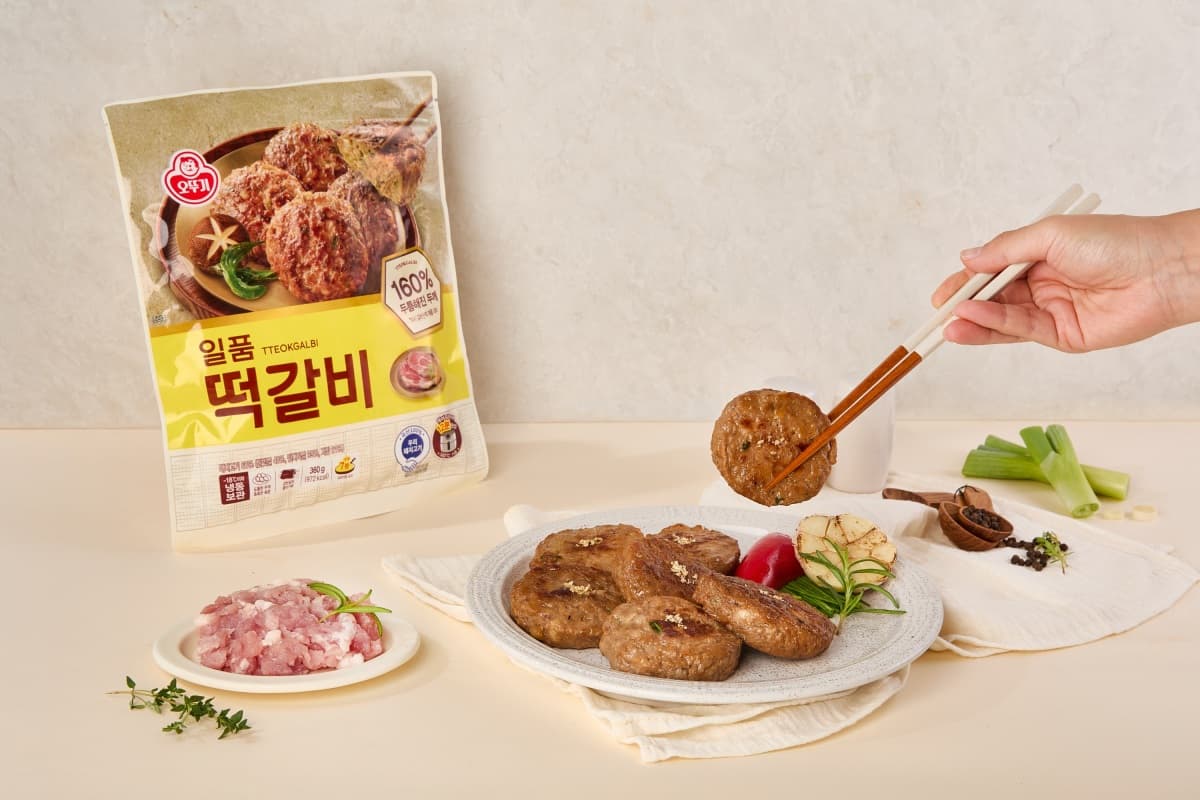 오뚜기, 국산 돼지고기 '일품 떡갈비' 출시