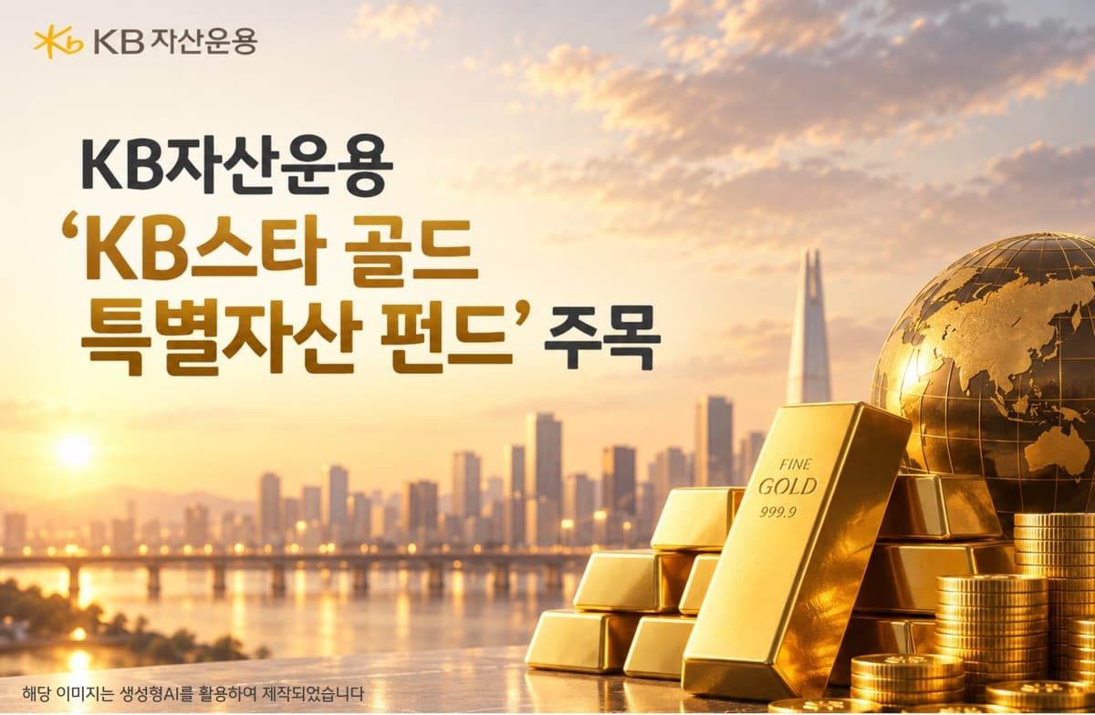 KB스타 골드 펀드, 보수 40% 인하