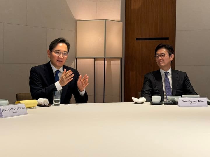 이재용, 일본 참의원단과 반도체 협력 논의