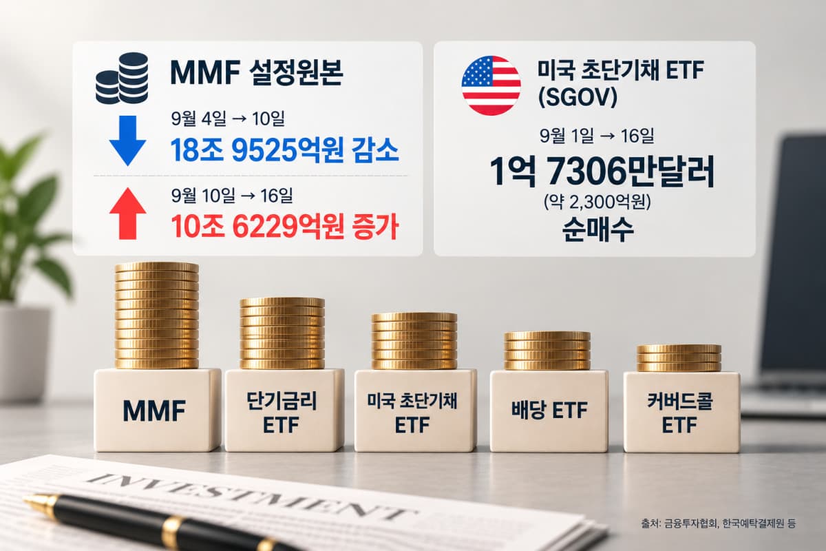 MMF 자금 10조, 현금흐름 상품 재유입