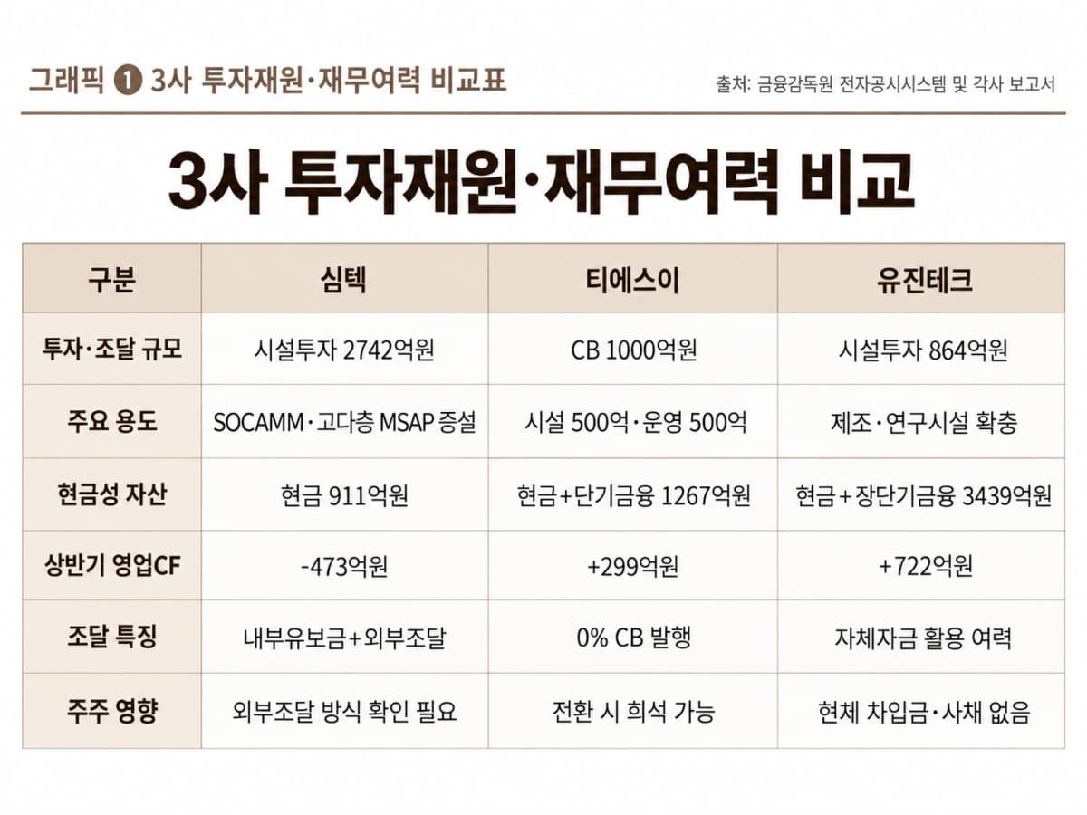 반도체 소부장 기업, 자금 조달 방식 차별화