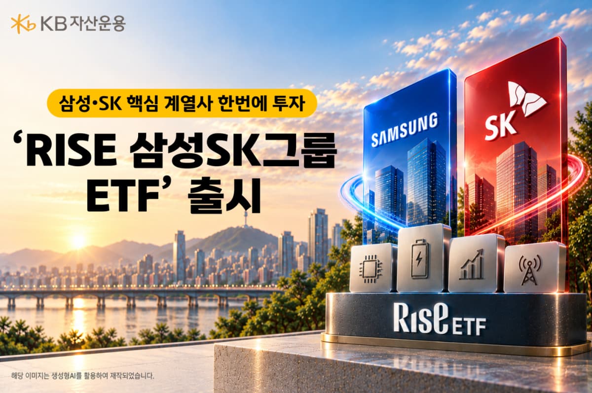 KB운용, 삼성·SK그룹 ETF 출시