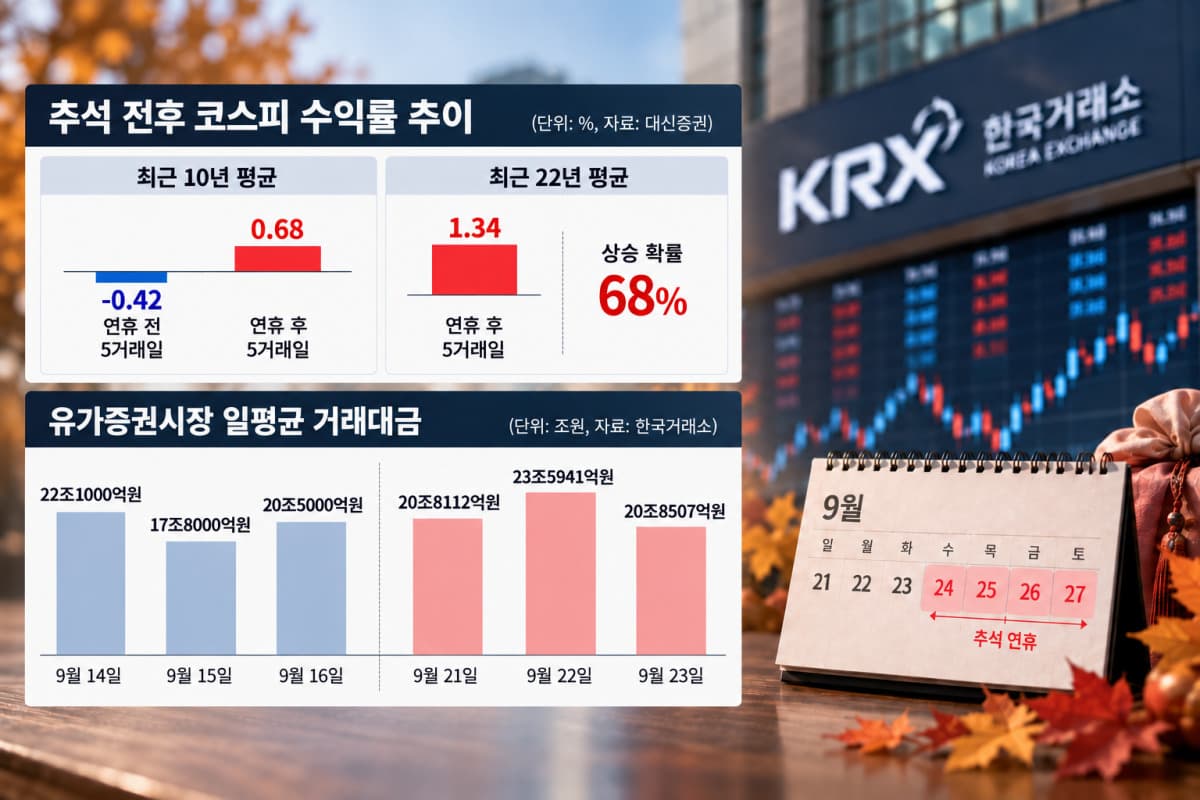 추석 휴장 후 코스피, 대외 변수와 외국인 수급 주목