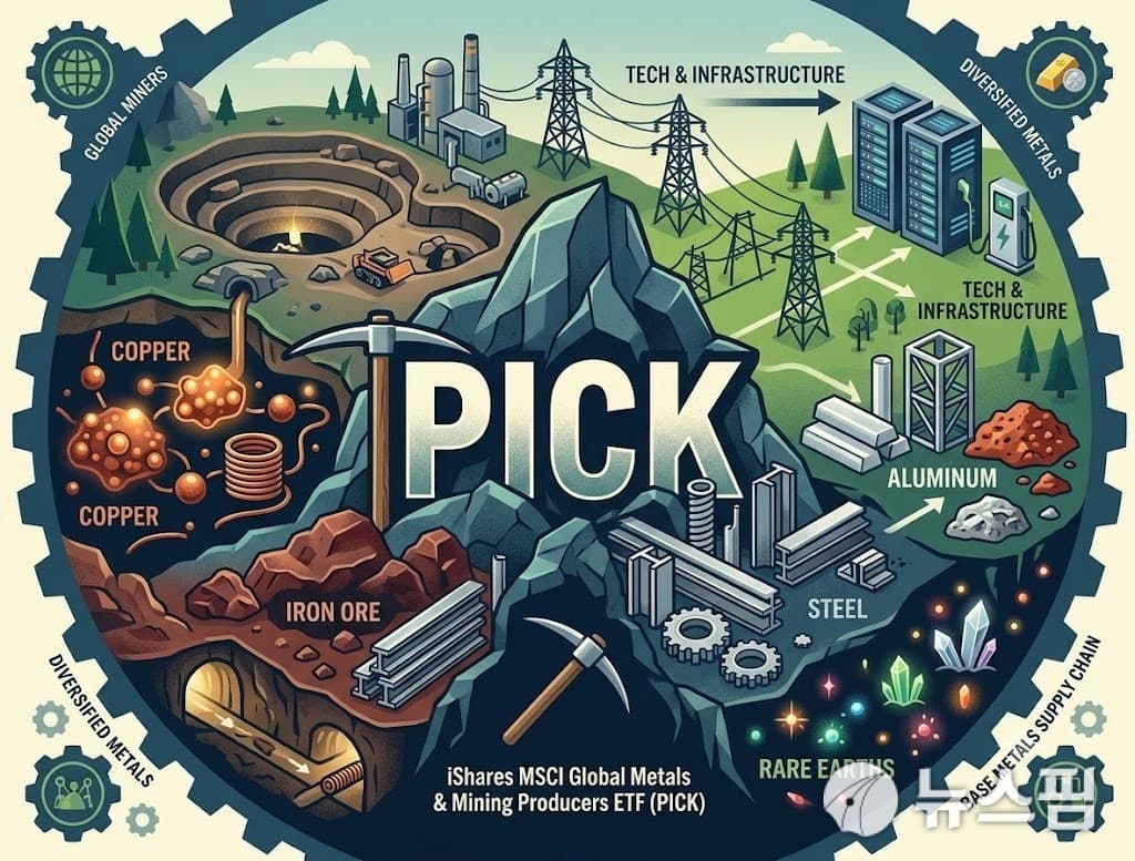 PICK, 첨단·방산 광물 투자로 연초 21% 수익
