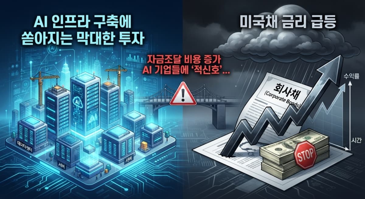 미국 국채금리 5%대 진입, AI 투자 자금조달 부담 가중