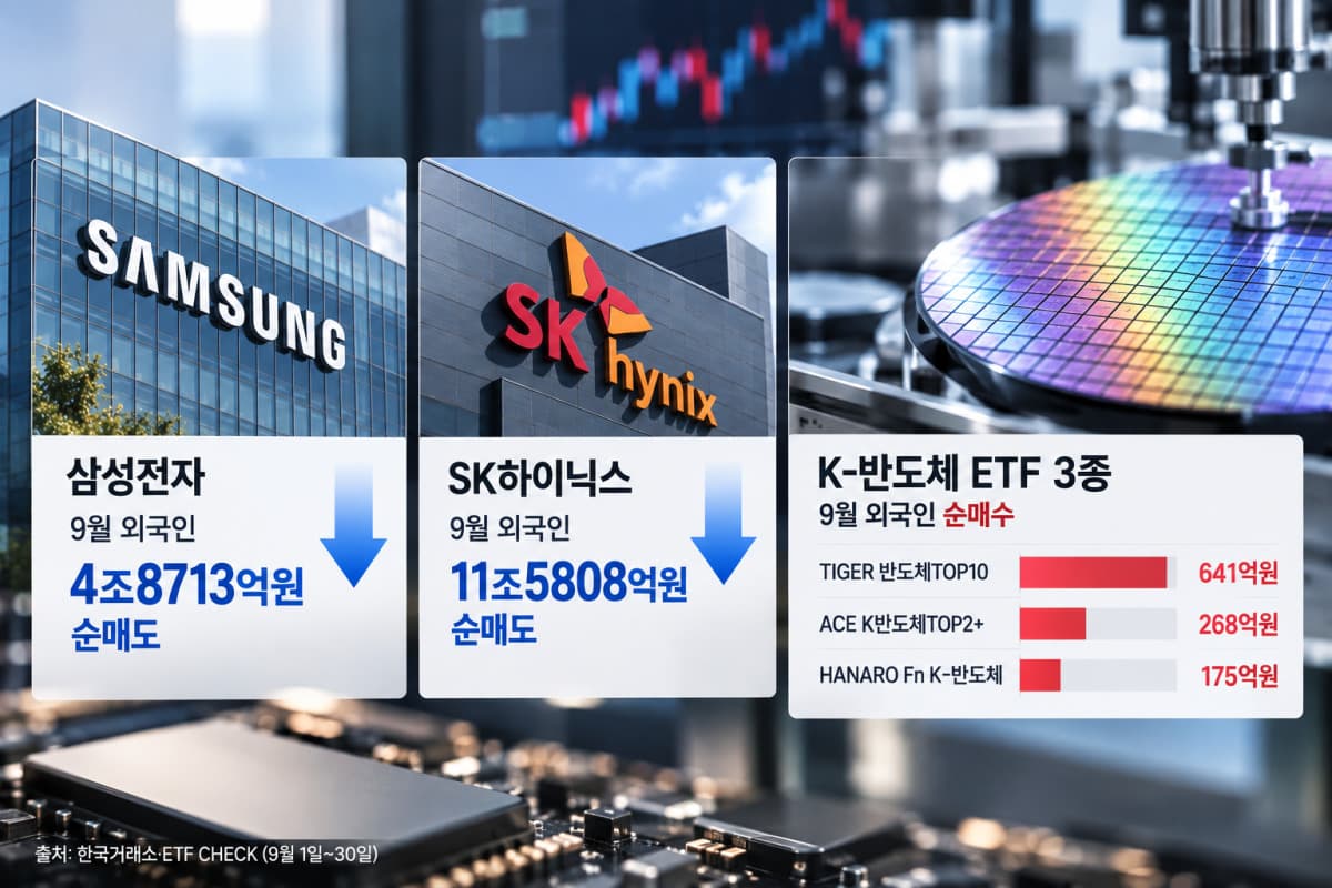 외국인, 삼성전자·하이닉스 16조 매도