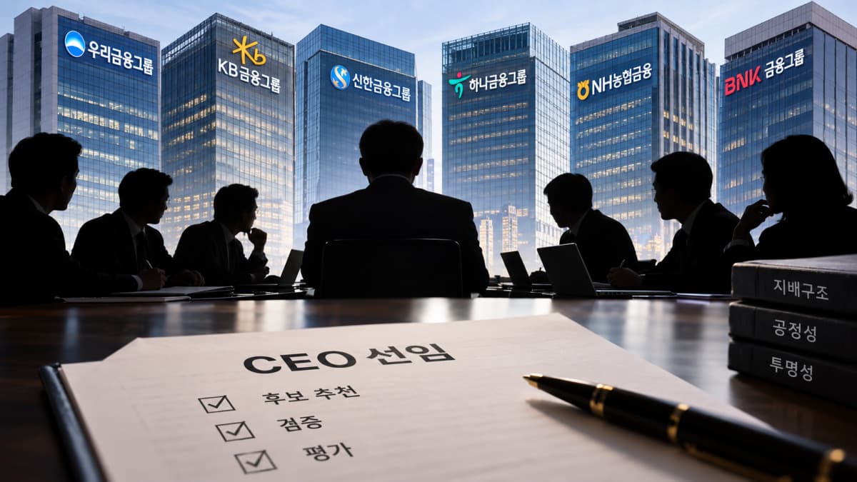 금융지주, CEO 승계 절차 개시