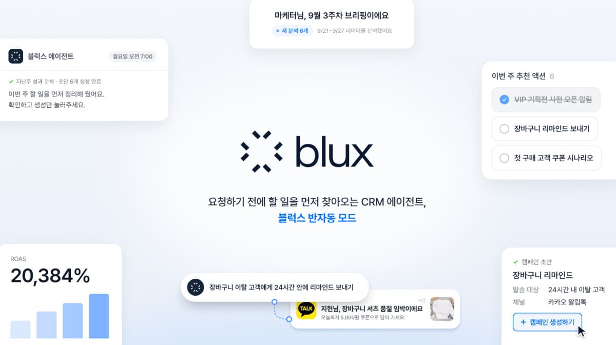 블럭스, CRM 반자동 모드 출시로 기획 시간 1시간 단축