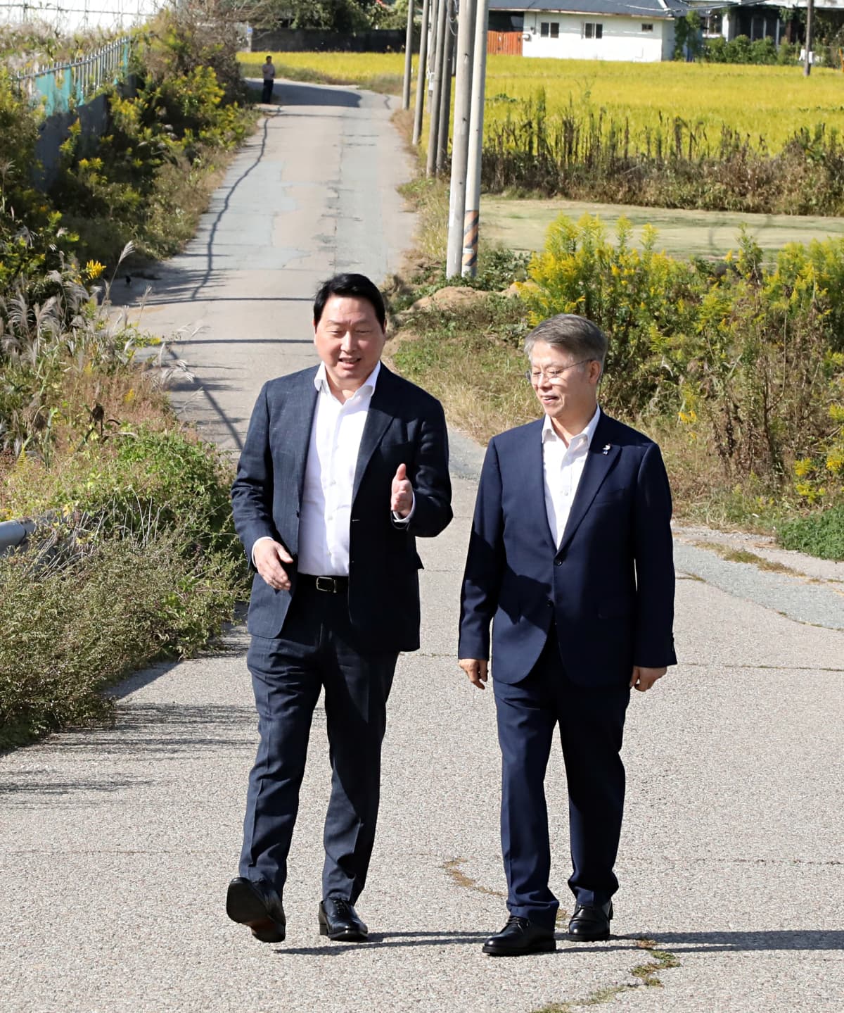 최태원, 호남 반도체 부지 방문…2028년 착공 지시