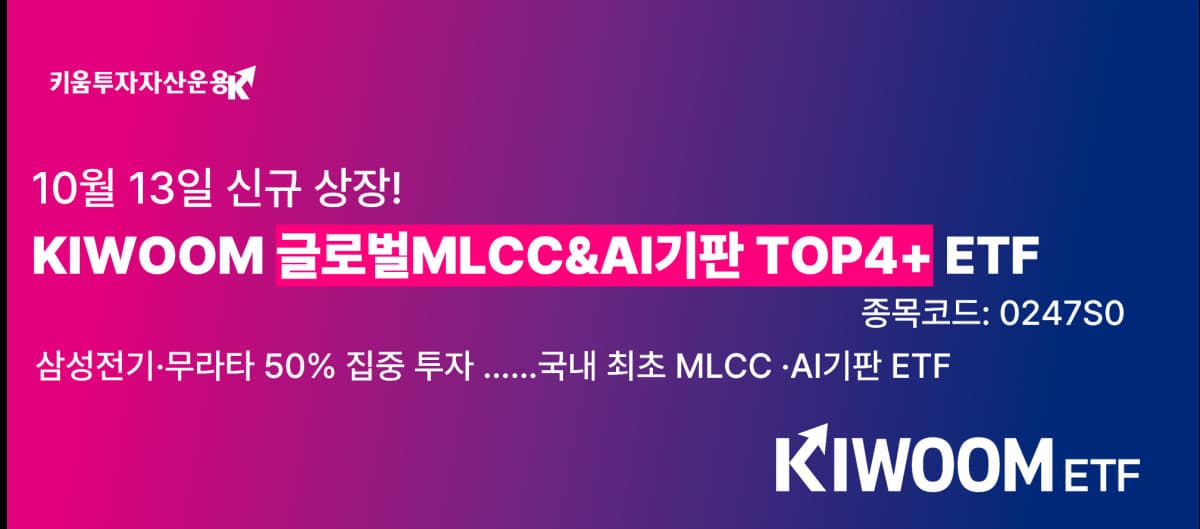 키움운용, MLCC·AI기판 ETF 13일 상장