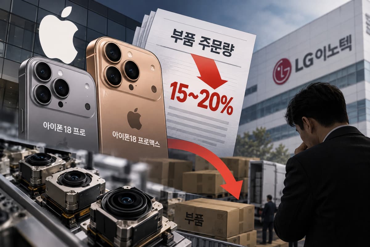 LG이노텍, 애플 주문 축소설에 촉각