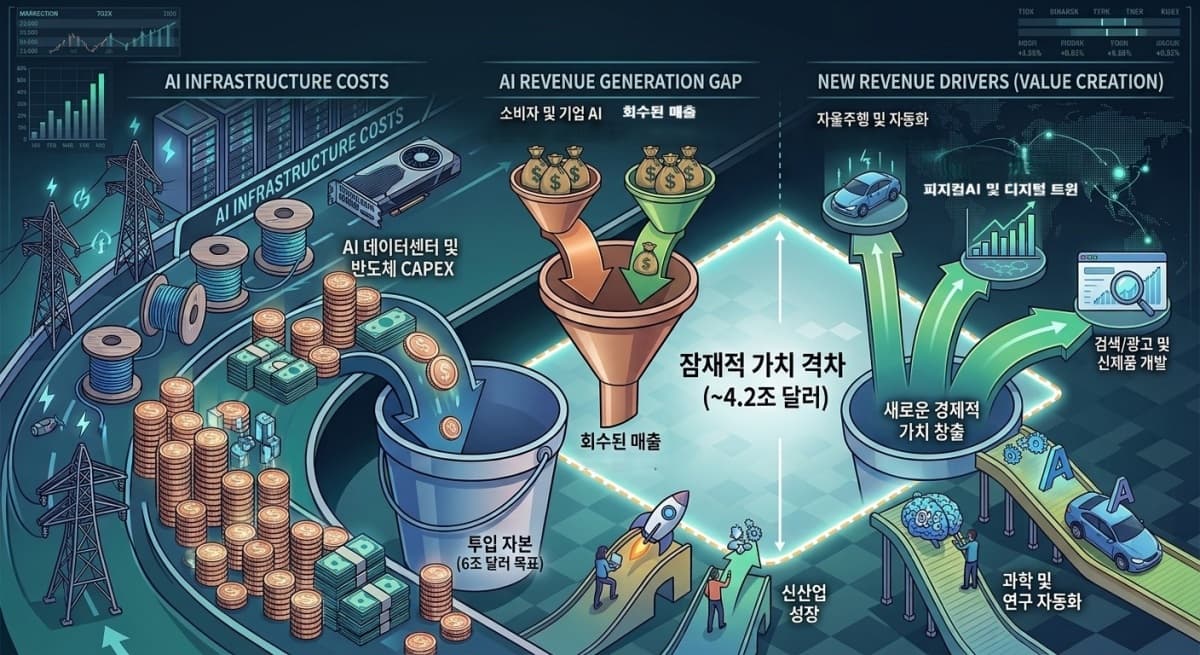 AI 인프라 투자, 4.2조 달러 자금 부족 전망