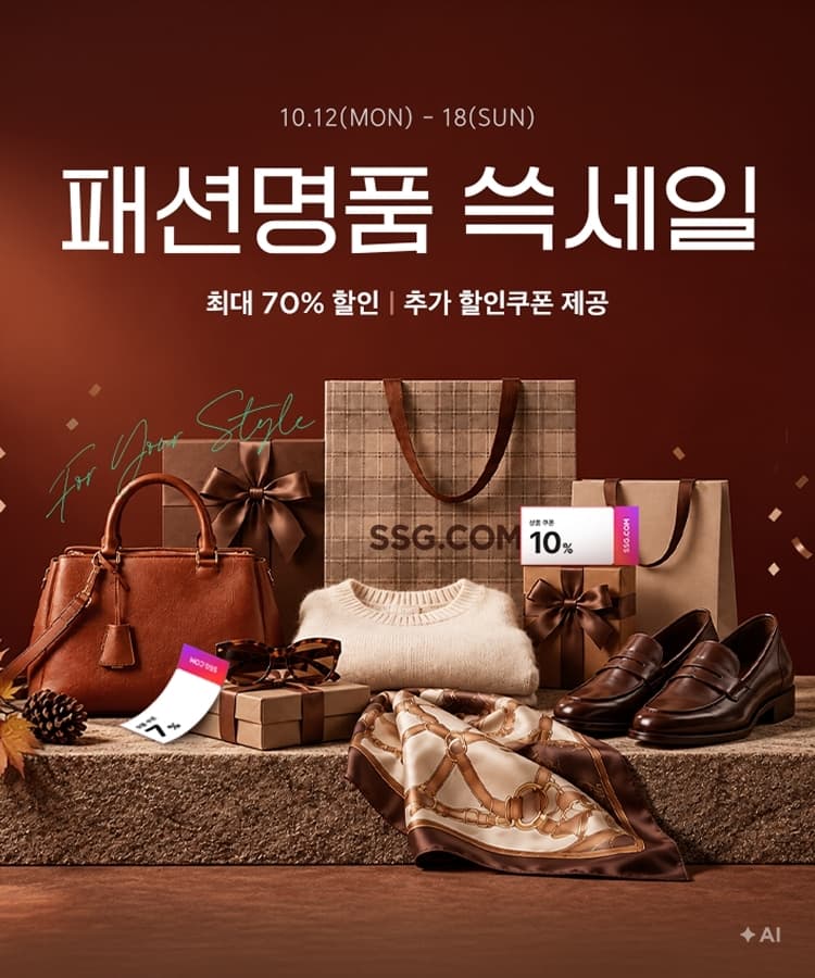 SSG닷컴, 패션·명품 쓱세일 18일까지 진행