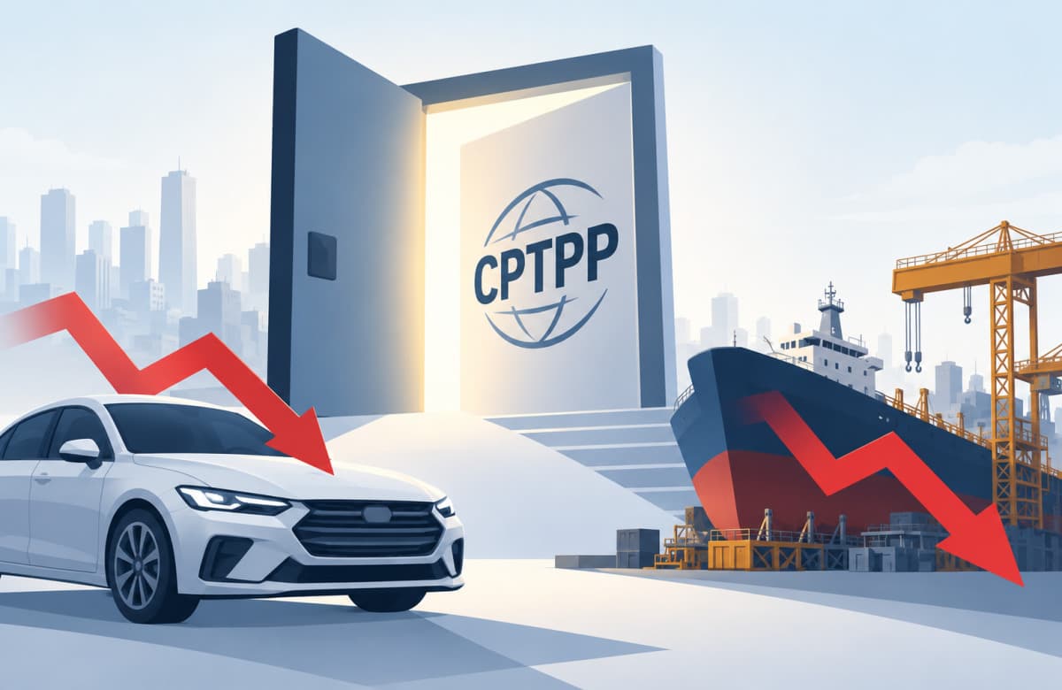 CPTPP 미가입, 한국 자동차·조선 수출 경쟁력 하락