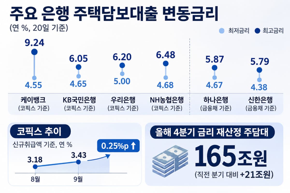 케이뱅크 주담대 최고금리 9% 돌파