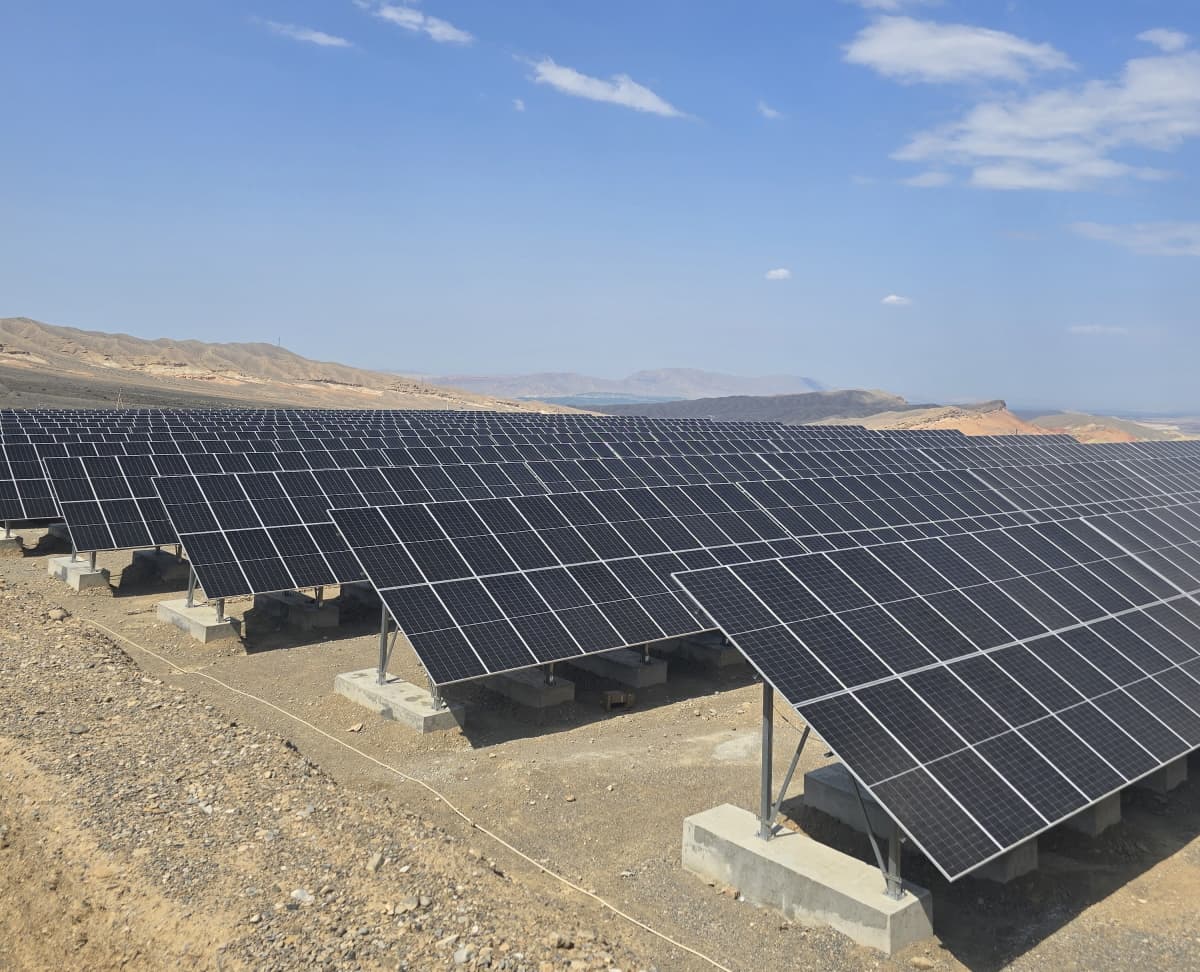 한수원, 타지키스탄 3MW 태양광 발전소 준공