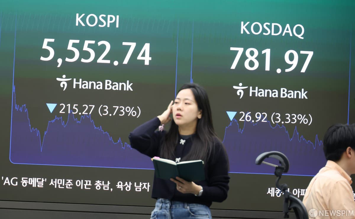 증시 급락에 예탁금 9개월래 최저