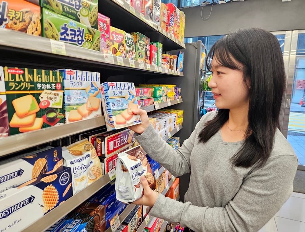 CU, 일본·벨기에 프리미엄 수입과자 확대
