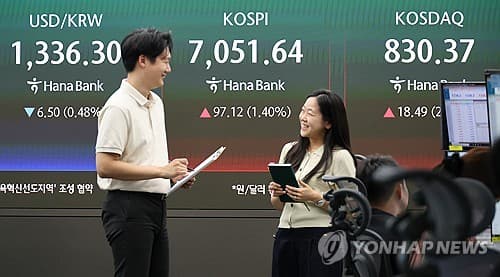 코스피, AI 훈풍에 7000선 회복