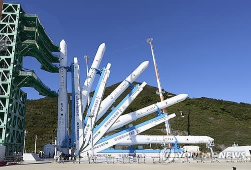 누리호 5호기, 발사대 설치 완료 7일 시각 확정