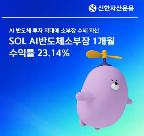 신한운용 AI반도체 ETF, 순자산 1조 돌파