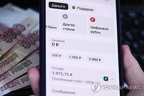 러시아, 디지털 루블 도입 한 달