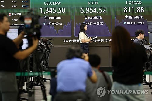 반도체 강세로 코스피 7천선 재시도