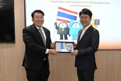태국·체코 고위관계자, 카카오모빌리티 자율주행 시승