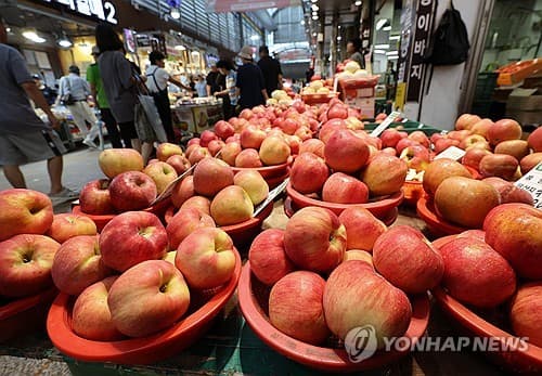 추석 농산물 하락, 축산물 고공행진