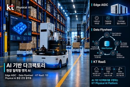 KT, 전북 AI 무인 다크팩토리 구축 착수