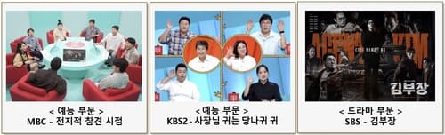 한국광고주협회, '전지적참견시점' 등 3편 수상작 발표