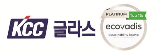 KCC글라스, ESG 평가서 상위 1% 등급