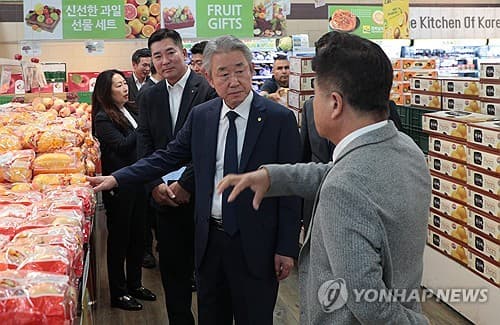 강호동 농협회장, 미국 수출 확대 전략 논의