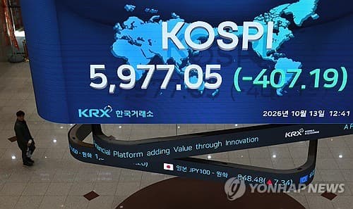 반도체 쇼크에 코스피 5.46% 급락
